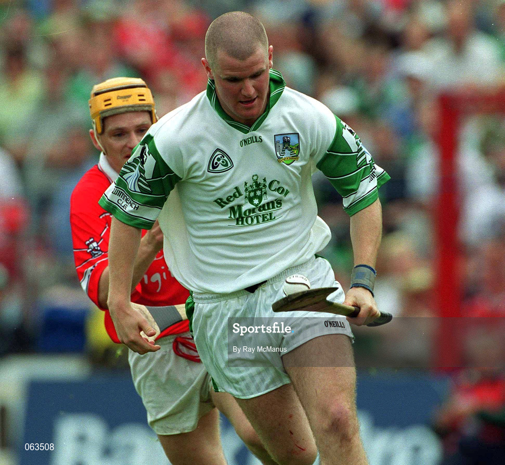 27 May 2001; Timmy Houlihan of Limerick during the Guinness Munster Senior Hurling Championship Quarter-Final match between Cork and Limerick at Páirc Uí Chaoimh in Cork. Photo by Ray McManus/Sportsfile