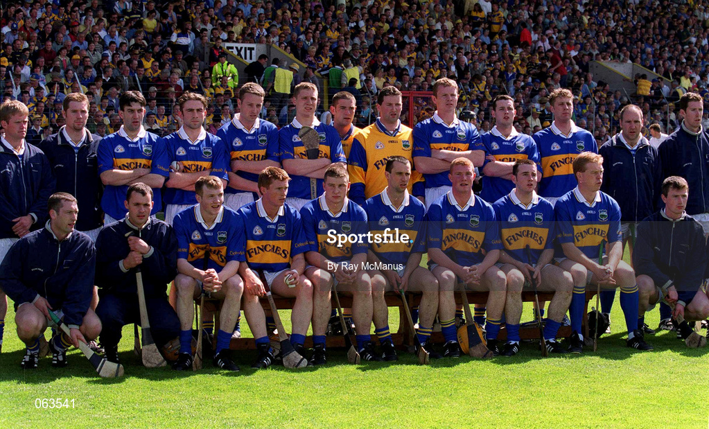 3 June 2001; The Tipperary team ahead of the Guinness Munster Senior Hurling Championship Semi-Final match between Tipperary and Clare at Páirc Uí Chaoimh in Cork. Photo by Ray McManus/Sportsfile