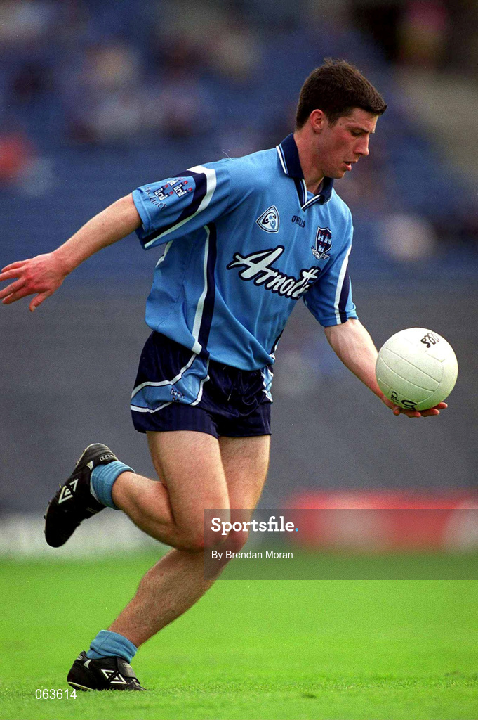 27 May 2001; Colin Moran of Dublin during the Bank of Ireland Leinster Senior Football Championship Quarter-Final match between Dublin and Longford at Croke Park in Dublin. Photo by Brendan Moran/Sportsfile