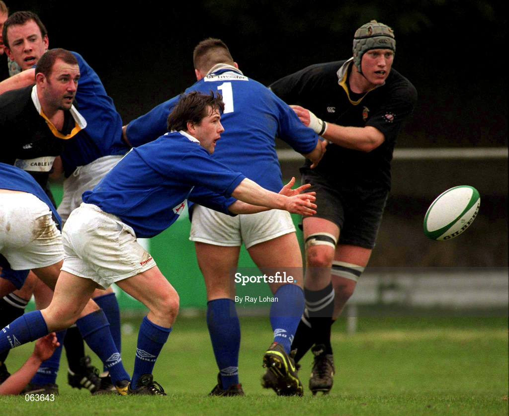 21 April 2001; Eoin McCormack of St Mary's College during the AIB All-Ireland League Division 1 match between St Mary's College and Ballymena at Templeville Road in Dublin. Photo by Ray Lohan/Sportsfile