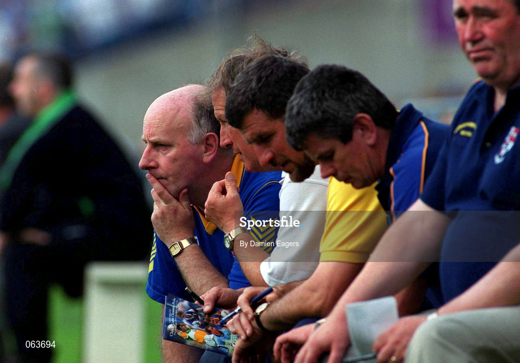 27 May 2001; Longford manager Michael McCormack during the Bank of Ireland Leinster Senior Football Championship Quarter-Final match between Dublin and Longford at Croke Park in Dublin. Photo by Damien Eagers/Sportsfile