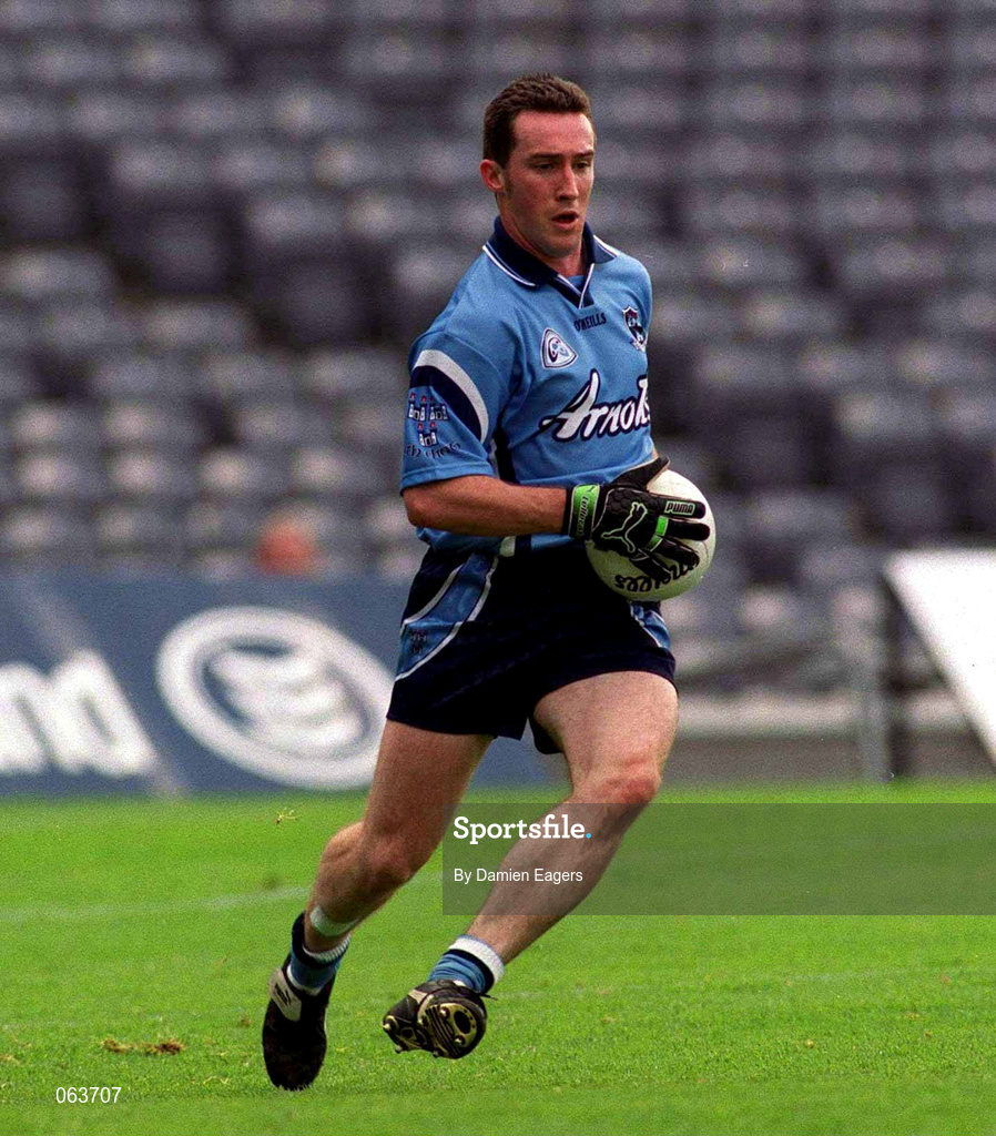 27 May 2001; Paddy Christie of Dublin during the Bank of Ireland Leinster Senior Football Championship Quarter-Final match between Dublin and Longford at Croke Park in Dublin. Photo by Damien Eagers/Sportsfile