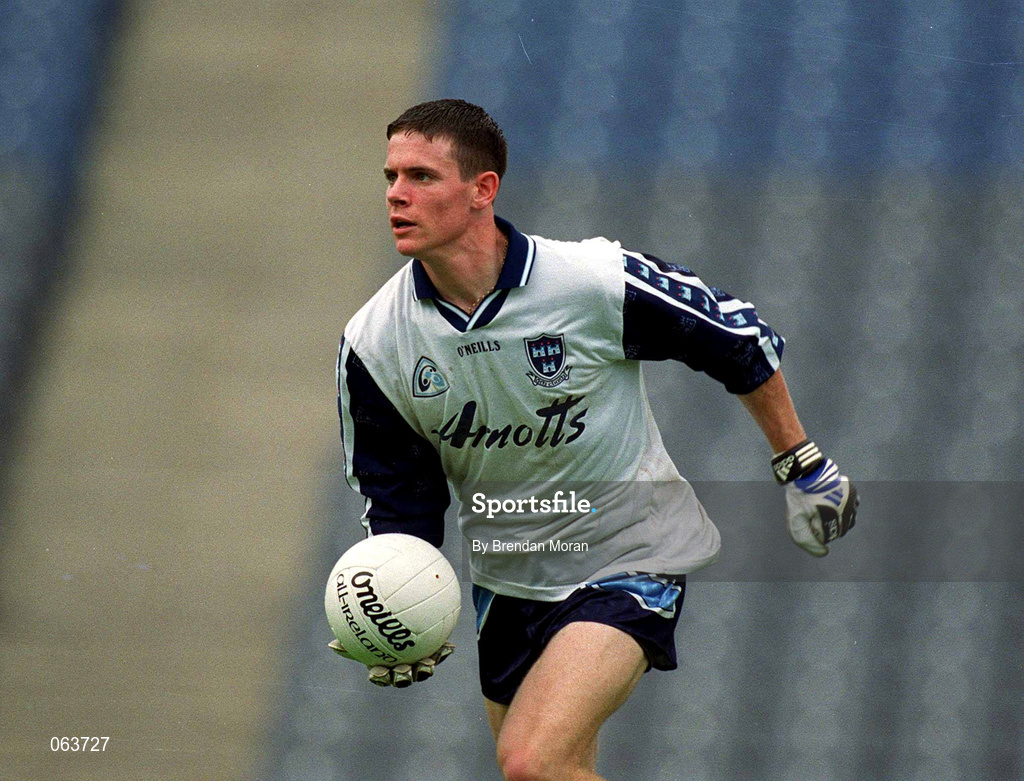 27 May 2001; Stephen Cluxton of Dublin during the Bank of Ireland Leinster Senior Football Championship Quarter-Final match between Dublin and Longford at Croke Park in Dublin. Photo by Brendan Moran/Sportsfile