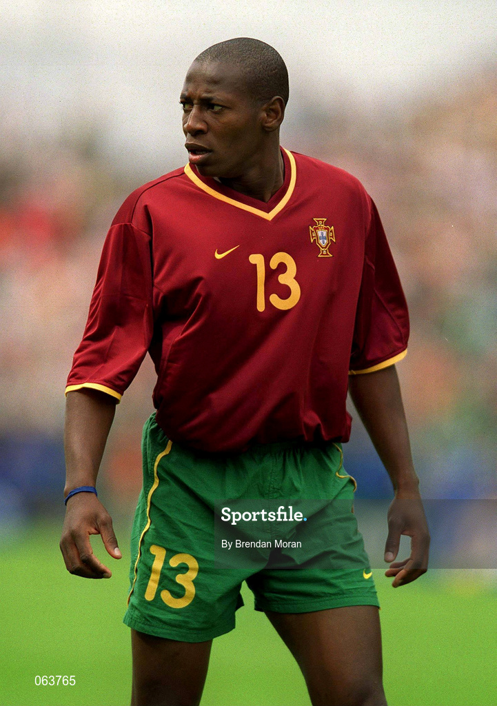 2 June 2001; Luis Boa Morte of Portugal during the FIFA World Cup 2002 Group 2 Qualifier match between Republic of Ireland and Portugal at Lansdowne Road in Dublin. Photo by Brendan Moran/Sportsfile