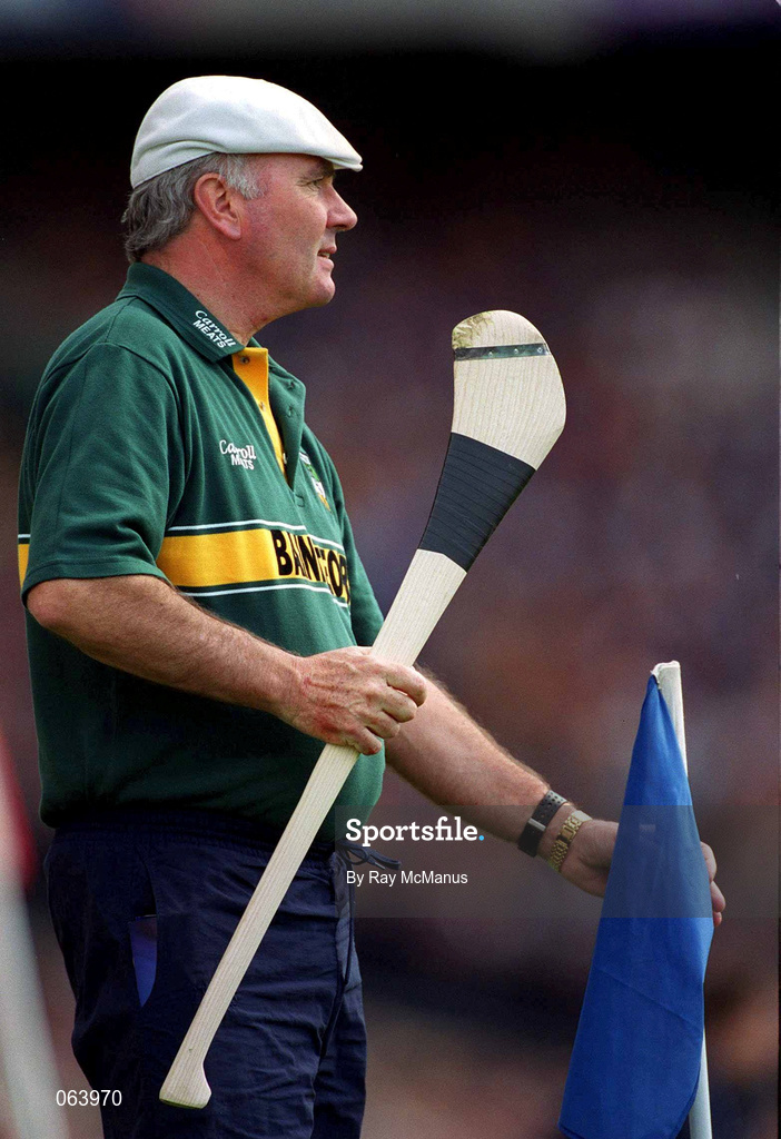 10 June 2001; Offaly manager Michael Bond during the Guinness Leinster Senior Hurling Championship Semi-Final match between Kilkenny and Offaly at Croke Park in Dublin. Photo by Ray McManus/Sportsfile