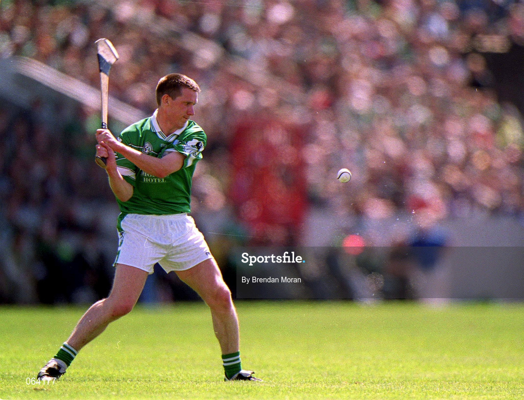 10 June 2001; Mark Foley of Limerick during the Guinness Munster Senior Hurling Championship Semi-Final match between Limerick and Waterford at Páirc Uí Chaoimh in Cork. Photo by Brendan Moran/Sportsfile