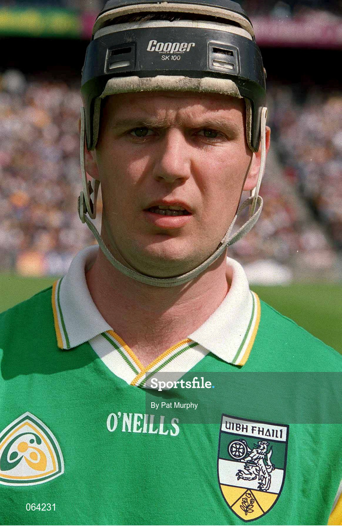 10 June 2001; Hubert Rigney of Offaly ahead of the Guinness Leinster Senior Hurling Championship Semi-Final match between Kilkenny and Offaly at Croke Park in Dublin. Photo by Pat Murphy/Sportsfile