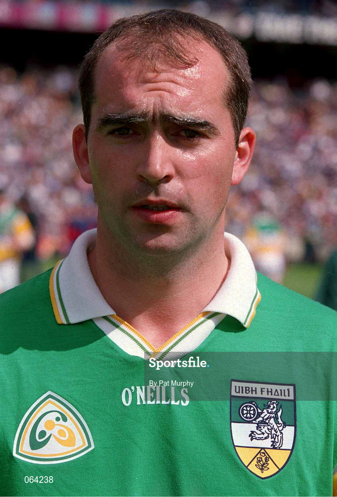 10 June 2001; Johnny Dooley of Offaly ahead of the Guinness Leinster Senior Hurling Championship Semi-Final match between Kilkenny and Offaly at Croke Park in Dublin. Photo by Pat Murphy/Sportsfile