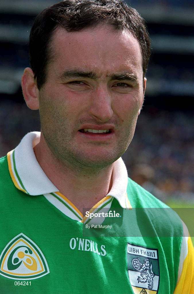 10 June 2001; Kevin Kinahan of Offaly ahead of the Guinness Leinster Senior Hurling Championship Semi-Final match between Kilkenny and Offaly at Croke Park in Dublin. Photo by Pat Murphy/Sportsfile
