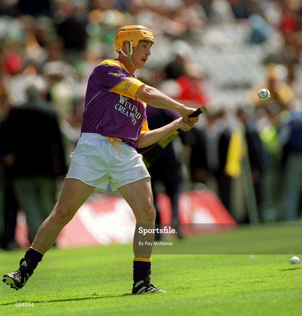 10 June 2001; Rory McCarthy of Wexford during the Guinness Leinster Senior Hurling Championship Semi-Final match between Wexford and Laois at Croke Park in Dublin. Photo by Ray McManus/Sportsfile