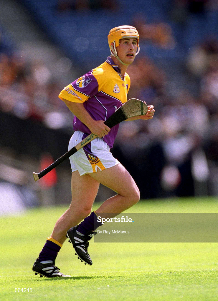 10 June 2001; Rory McCarthy of Wexford during the Guinness Leinster Senior Hurling Championship Semi-Final match between Wexford and Laois at Croke Park in Dublin. Photo by Ray McManus/Sportsfile