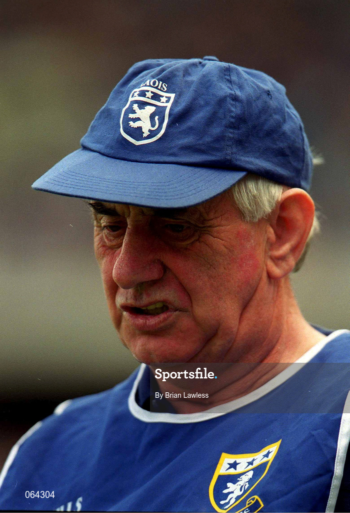 10 June 2001; Laois manager Sean Cuddy during the Guinness Leinster Senior Hurling Championship Semi-Final match between Wexford and Laois at Croke Park in Dublin. Photo by Brian Lawless/Sportsfile