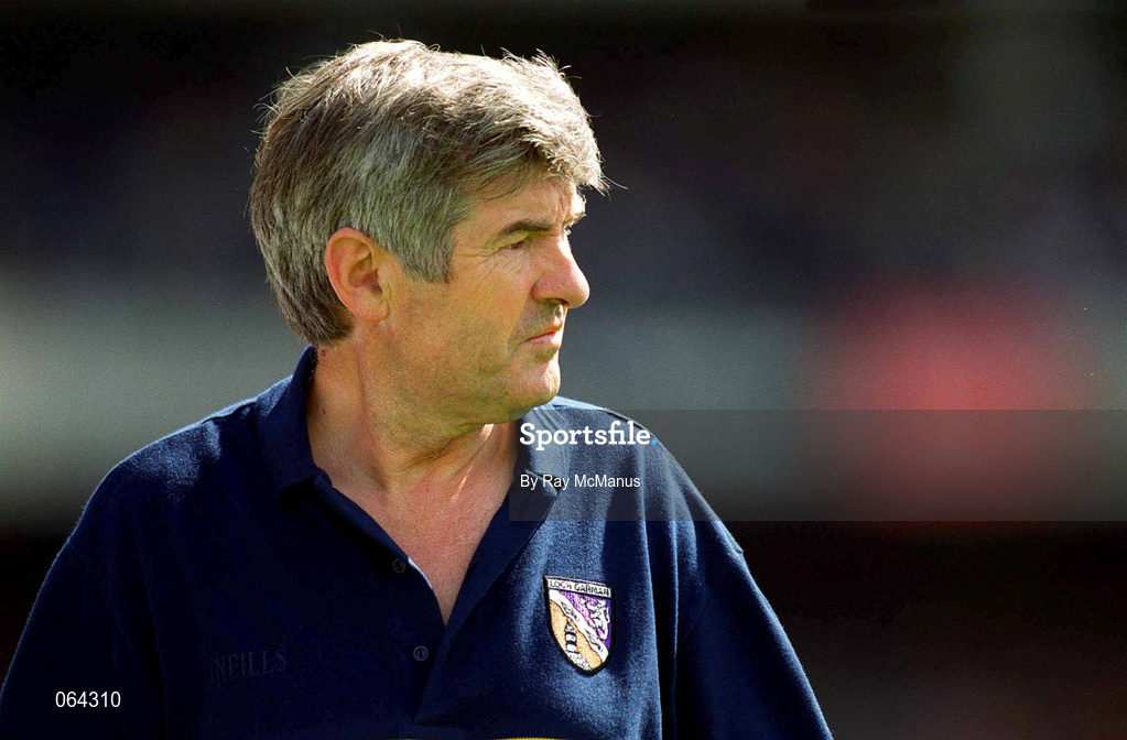 10 June 2001; Wexford manager Tony Dempsey during the Guinness Leinster Senior Hurling Championship Semi-Final match between Wexford and Laois at Croke Park in Dublin. Photo by Ray McManus/Sportsfile