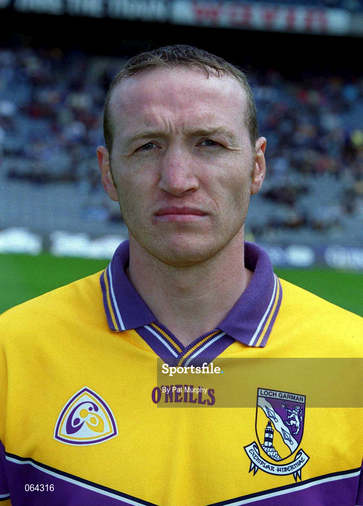 10 June 2001; Larry Murphy of Wexford ahead of the Guinness Leinster Senior Hurling Championship Semi-Final match between Wexford and Laois at Croke Park in Dublin. Photo by Pat Murphy/Sportsfile