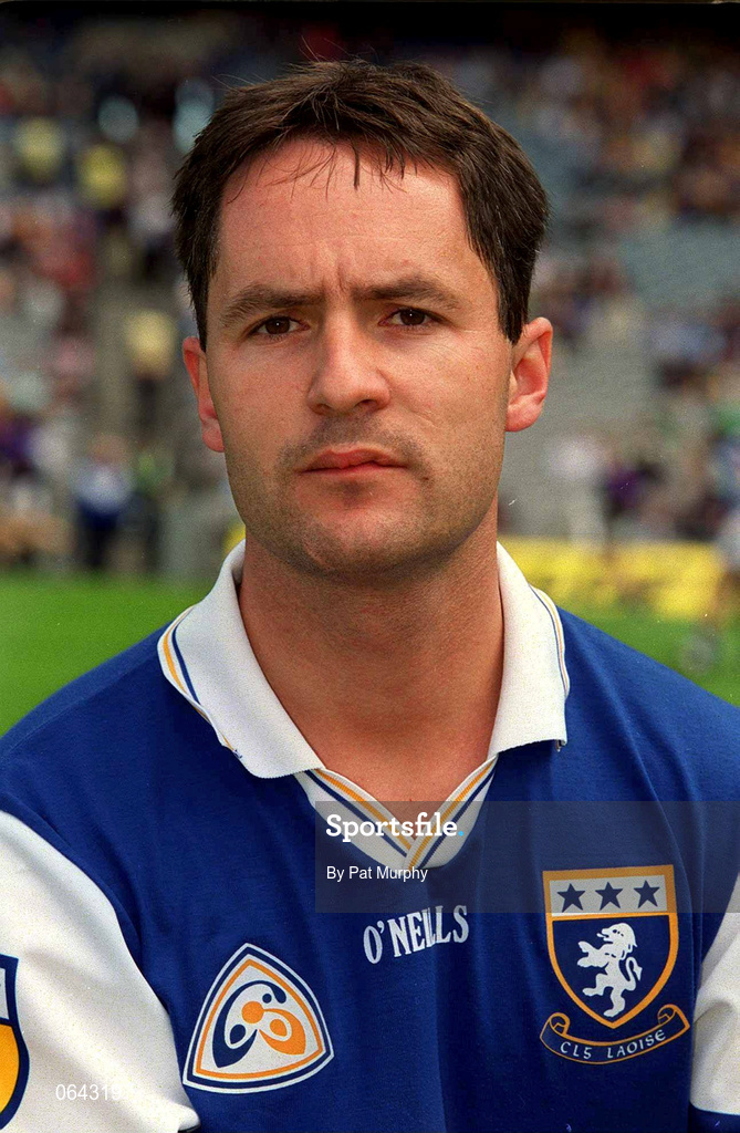 10 June 2001; Fionan O'Sullivan of Laois ahead of the Guinness Leinster Senior Hurling Championship Semi-Final match between Wexford and Laois at Croke Park in Dublin. Photo by Pat Murphy/Sportsfile