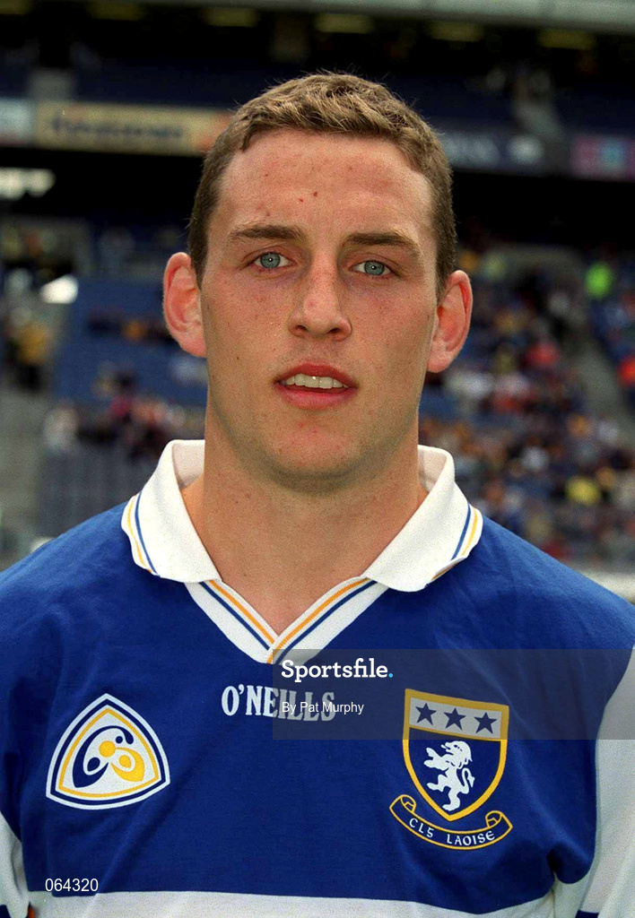 10 June 2001; Darren Rooney of Laois ahead of the Guinness Leinster Senior Hurling Championship Semi-Final match between Wexford and Laois at Croke Park in Dublin. Photo by Pat Murphy/Sportsfile