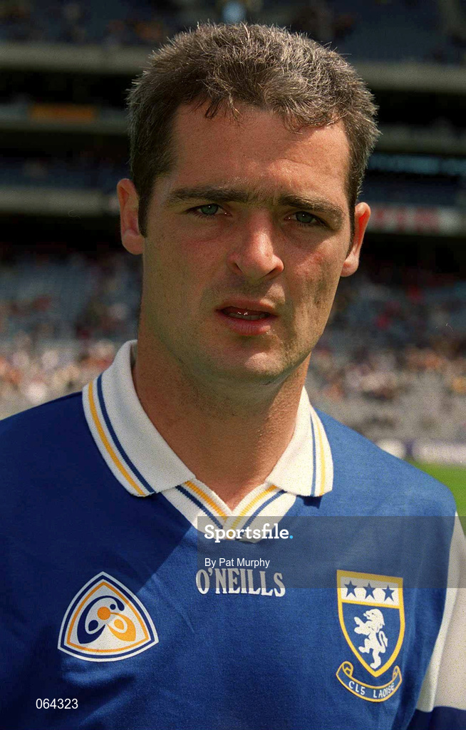 10 June 2001; Ollie Dowling of Laois ahead of the Guinness Leinster Senior Hurling Championship Semi-Final match between Wexford and Laois at Croke Park in Dublin. Photo by Pat Murphy/Sportsfile