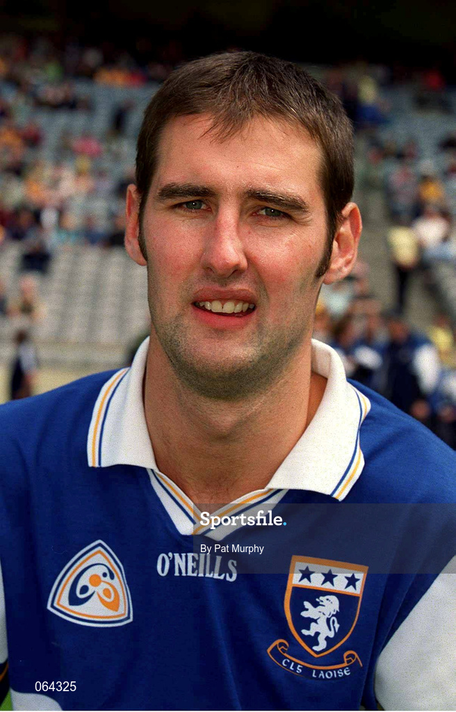 10 June 2001; Paul Cuddy of Laois ahead of the Guinness Leinster Senior Hurling Championship Semi-Final match between Wexford and Laois at Croke Park in Dublin. Photo by Pat Murphy/Sportsfile