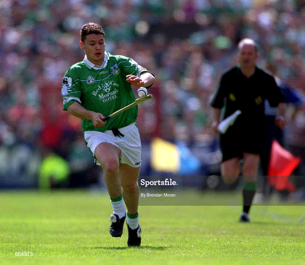 10 June 2001; Barry Foley of Limerick during the Guinness Munster Senior Hurling Championship Semi-Final match between Limerick and Waterford at Páirc Uí Chaoimh in Cork. Photo by Brendan Moran/Sportsfile