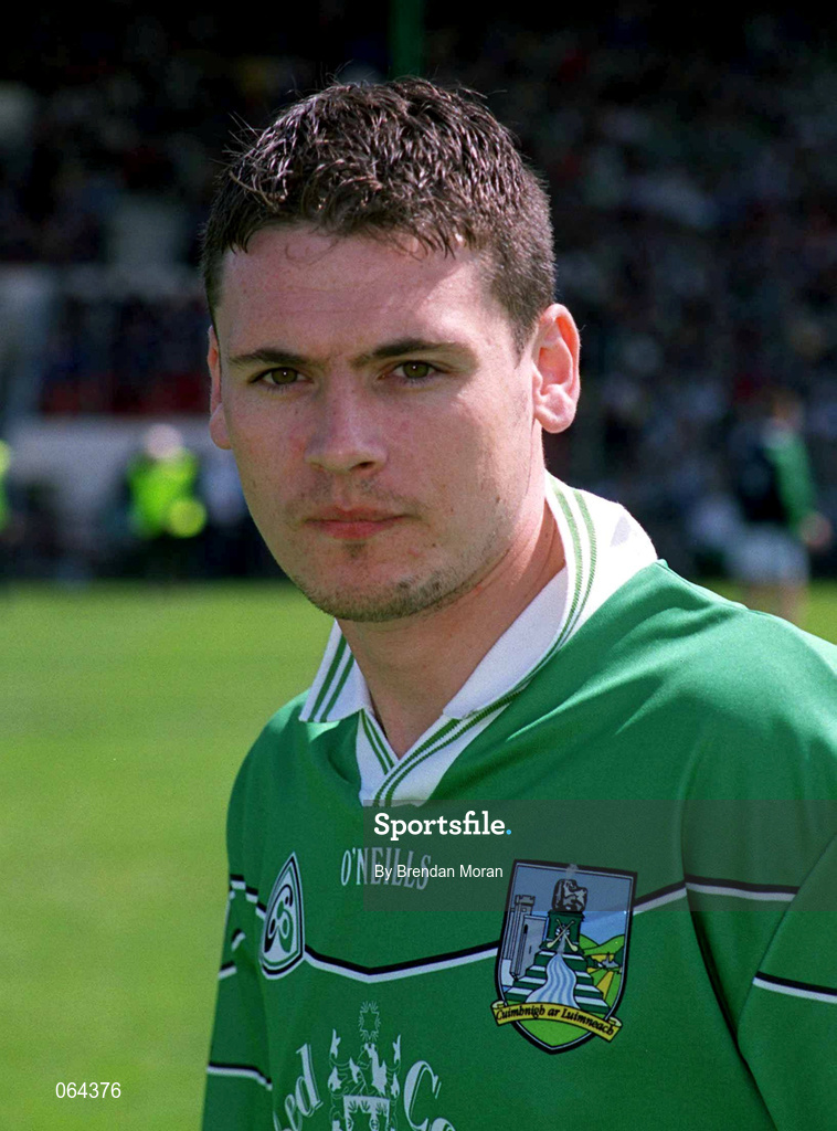 10 June 2001; Barry Foley of Limerick ahead of the Guinness Munster Senior Hurling Championship Semi-Final match between Limerick and Waterford at Páirc Uí Chaoimh in Cork. Photo by Brendan Moran/Sportsfile