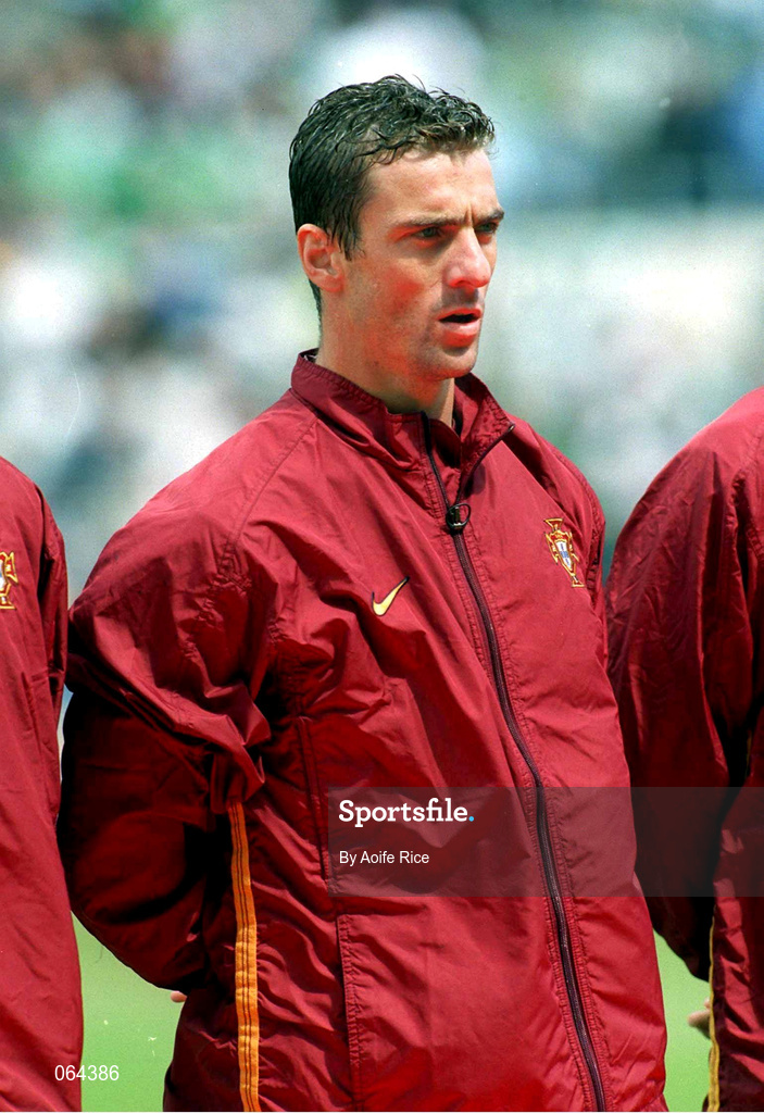 2 June 2001; Litos of Portugal ahead of the FIFA World Cup 2002 Group 2 Qualifier match between Republic of Ireland and Portugal at Lansdowne Road in Dublin. Photo by Aoife Rice/Sportsfile