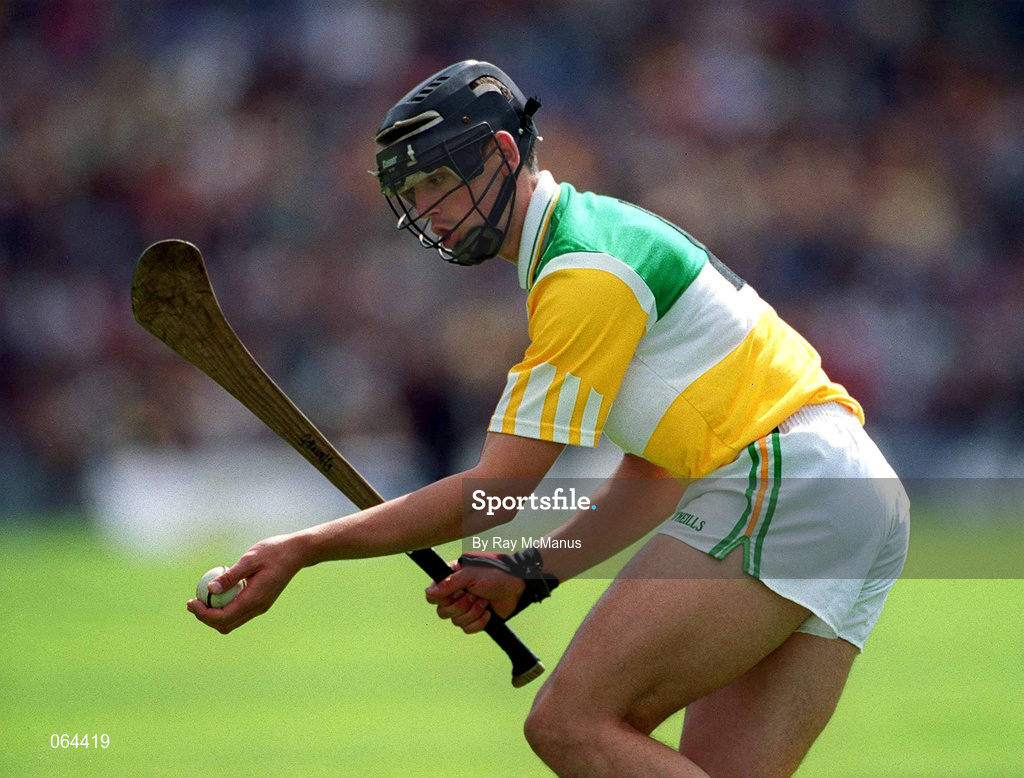 10 June 2001; Gary Hanniffy of Offaly during the Guinness Leinster Senior Hurling Championship Semi-Final match between Kilkenny and Offaly at Croke Park in Dublin. Photo by Ray McManus/Sportsfile