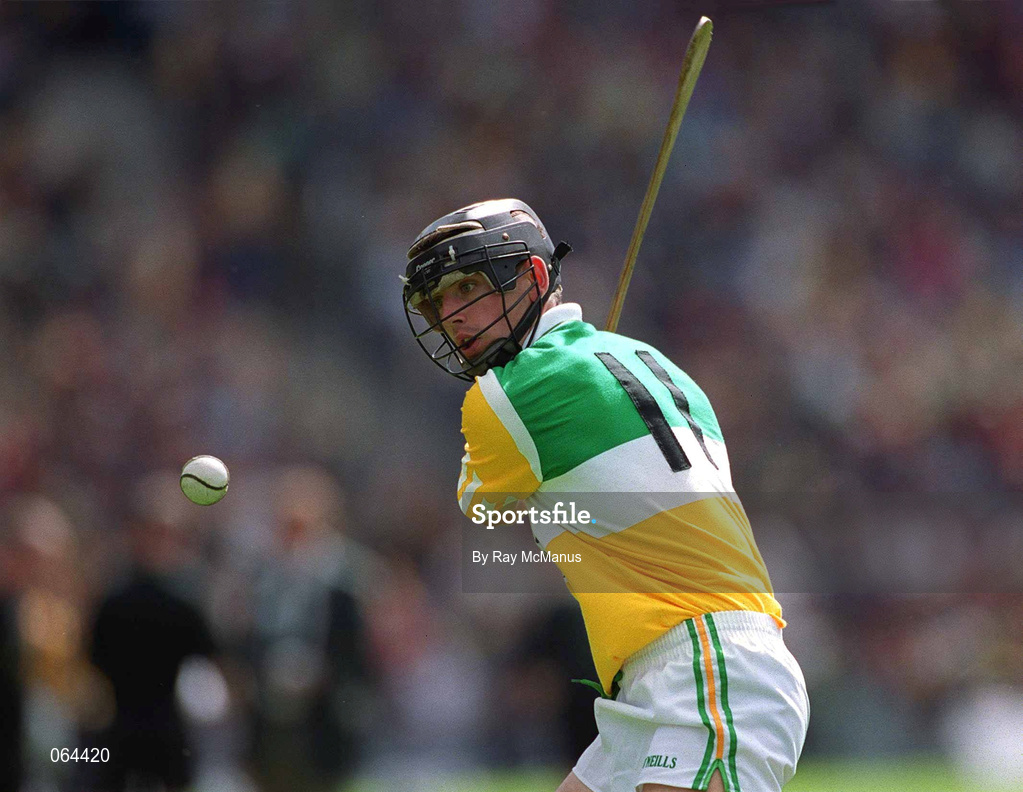 10 June 2001; Gary Hanniffy of Offaly during the Guinness Leinster Senior Hurling Championship Semi-Final match between Kilkenny and Offaly at Croke Park in Dublin. Photo by Ray McManus/Sportsfile