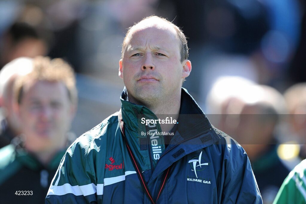 8 May 2010; The Kildare manager Andy Comerford  before the game. Christy Ring Cup, Round 1, Meath v Kildare, Pairc Tailteann, Navan, Co. Meath. Picture credit: Ray McManus / SPORTSFILE