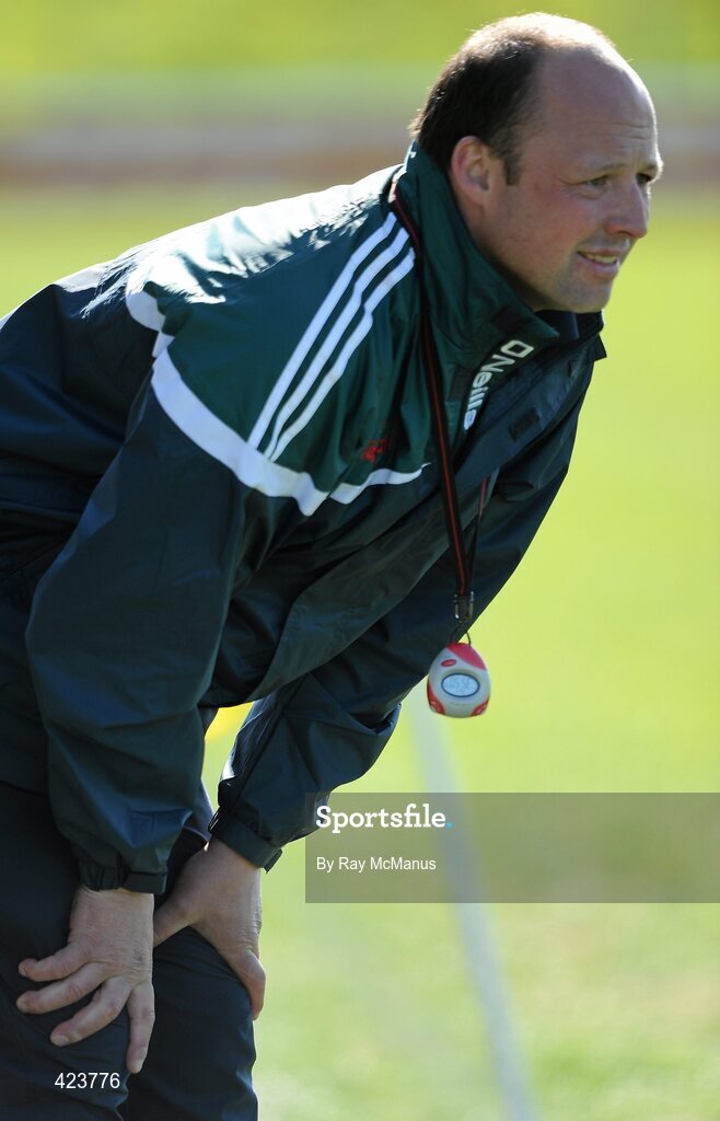 8 May 2010; Kildare manager Andy Comerford. Christy Ring Cup, Round 1, Meath v Kildare, Pairc Tailteann, Navan, Co. Meath. Picture credit: Ray McManus / SPORTSFILE