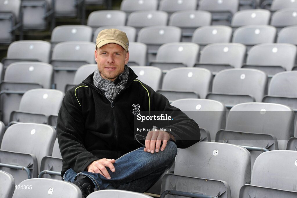 13 May 2010; 3, doing things you never thought possible.  - World-famous balancing artist performs an impossible feat of daring on the roof of Croke Park for 3. 3, Ireland’s largest high speed network, has brought world-famous balancing artist, Eskil Ronningsbakken, to Ireland for the first time today to celebrate its new brand campaign. A breathtaking feat of skill, featuring Eskil precariously perched on top of the iconic Croke Park Stadium, highlights the new brand campaign and its key message ‘Do things you never thought possible with 3’. To coincide with today’s performance, Croke Park has announced that it will soon be possible for members of the public to ‘do things they never thought possible’ by scaling the stadium to take a walking tour of the roof, providing spectacular views across the city. To mark the launch, 3 is giving 33 lucky people the chance to ‘do something they never thought possible’, by being among the first to follow in the stunt-man’s footsteps. To be in with a chance to win tickets to the Croke Park Roof Top tour when it opens later this year, simply log on to www.three.ie, for details of how to enter. Croke Park, Dublin. Picture credit: Brendan Moran / SPORTSFILE