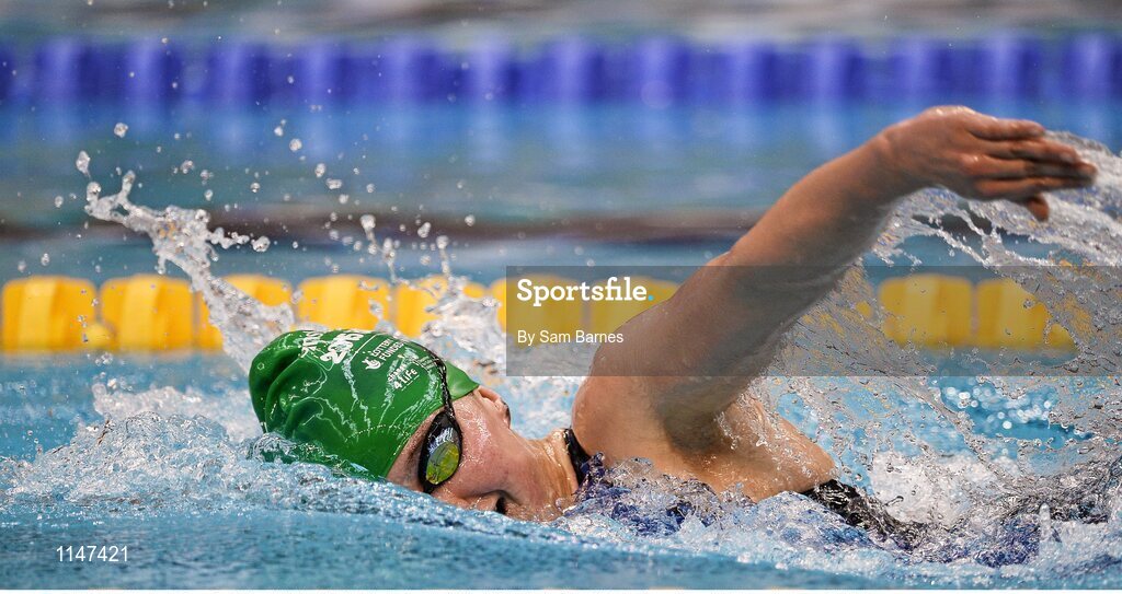 1 May 2016; Shone Hickey, Limerick SC, competing in the Women's 1500m Freestyle Final. Irish Open Long Course Swimming Championships, National Aquatic Centre, National Sports Campus, Abbotstown, Dublin. Picture credit: Sam Barnes / SPORTSFILE
