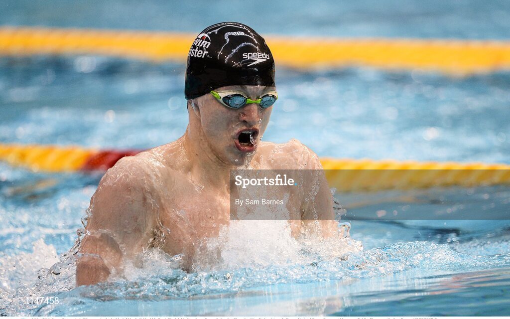 1 May 2016; James Brown, Ards SC, competing in the Men's 200m Individual Medley A-Final. Irish Open Long Course Swimming Championships, National Aquatic Centre, National Sports Campus, Abbotstown, Dublin. Picture credit: Sam Barnes / SPORTSFILE