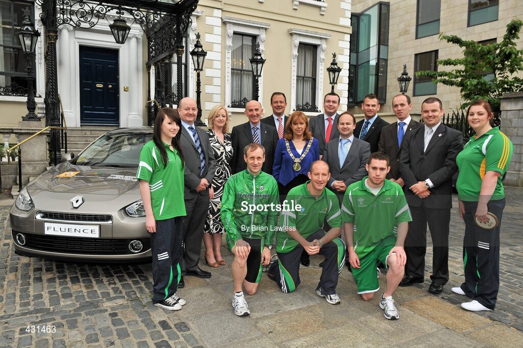 2 June 2010; The Paralympic Council of Ireland today announced Renault Ireland as one of the official sponsors of the 2012 Irish Paralympic team. This historic partnership agreement sees Renualt Ireland becoming the title sponsor of the Team 2012 Training Camps Programme. Mansion House, Dawson Street, Dublin. Picture credit: Brian Lawless / SPORTSFILE