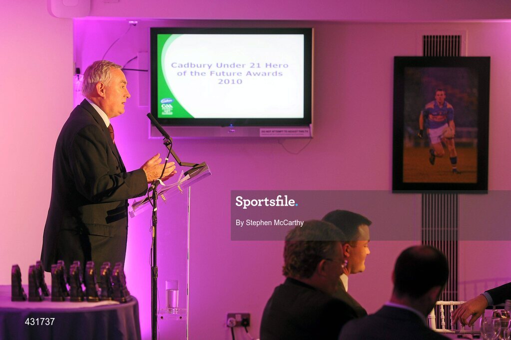 2 June 2010; A general view of the Cadbury Under 21 Hero of the Future Awards. The 2010 Cadbury Hero of the Future Award was won by Rory O’Carroll, from Dublin. All nominees can be seen on www.cadburygaau21.com. Past winners, Colm O’Neill and Fintan Goold from Cork, Killian Young from Kerry and Keith Higgins from Mayo have gone on to represent their Counties at Senior level. Cadbury Under 21 Hero of the Future Awards, Croke Park, Dublin. Picture credit: Stephen McCarthy / SPORTSFILE