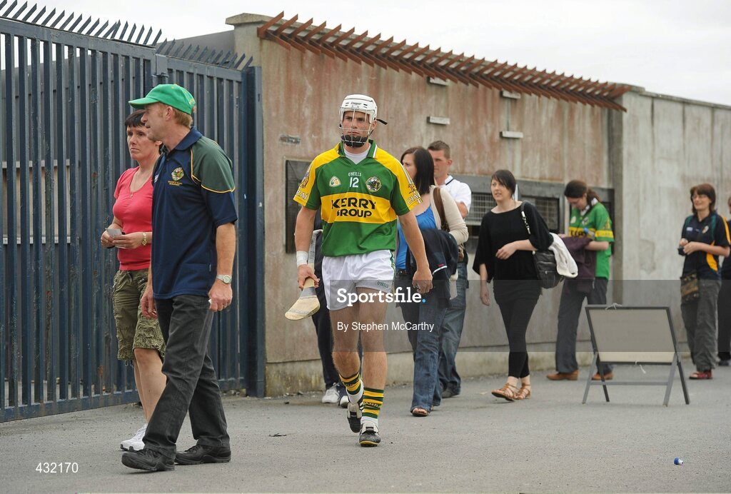5 June 2010; Darragh O'Connell, Kerry, makes his way to the pitch ahead of the game. Christy Ring Cup Semi-Final, Kerry v Wicklow, McDonagh Park, Nenagh, Co. Tipperary. Picture credit: Stephen McCarthy / SPORTSFILE