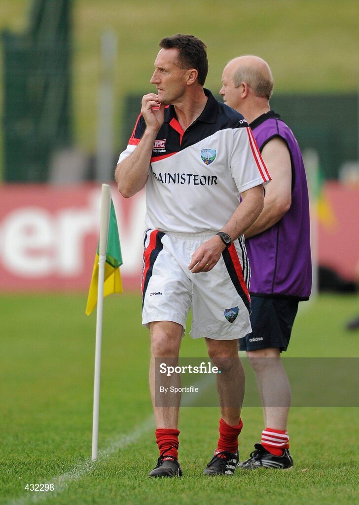 5 June 2010; Louth manager Peter Fitzpatrick during the game. Leinster GAA Football Senior Championship Quarter-Final, Louth v Kildare, Pairc Tailteann, Navan, Co. Meath. Photo by Sportsfile