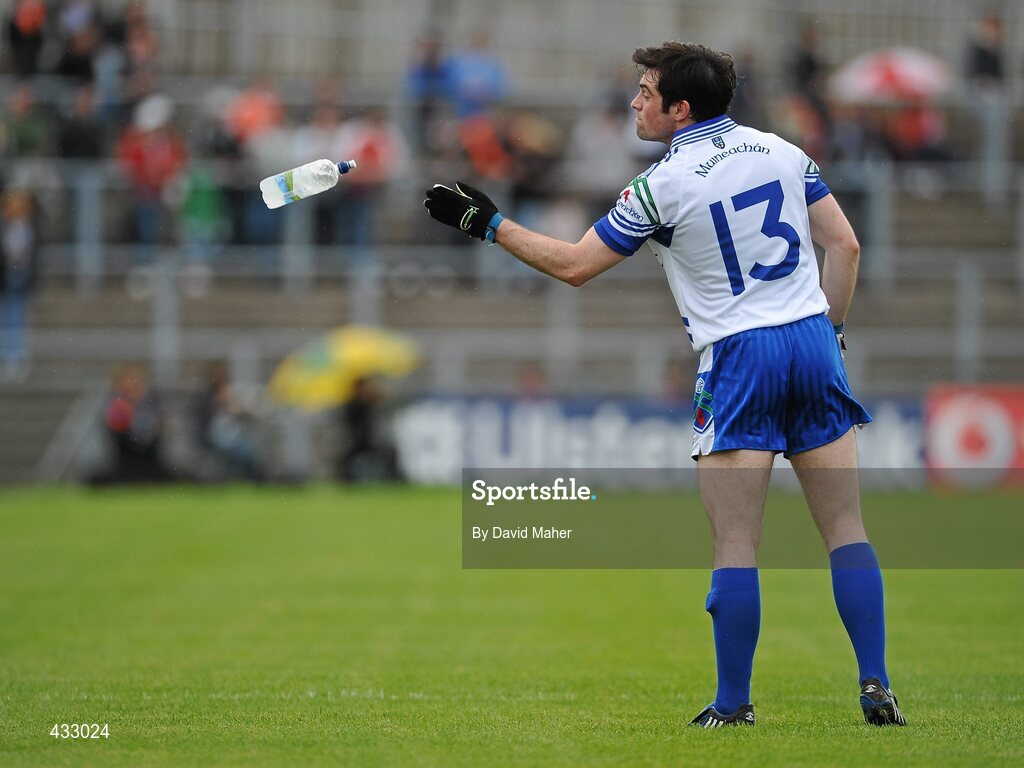 6 June 2010; Ciaran Hanratty, Monaghan. Ulster GAA Football Senior Championship Quarter-Final, Monaghan v Armagh, Casement Park, Belfast, Co. Antrim. Picture credit: David Maher / SPORTSFILE