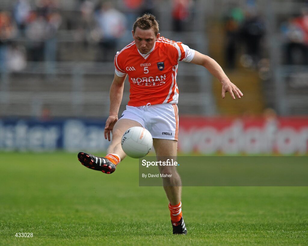6 June 2010; Paul Duffy, Armagh. Ulster GAA Football Senior Championship Quarter-Final, Monaghan v Armagh, Casement Park, Belfast, Co. Antrim. Picture credit: David Maher / SPORTSFILE