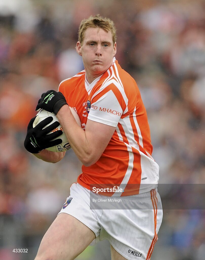 6 June 2010; Kieran Toner, Armagh. Ulster GAA Football Senior Championship Quarter-Final, Monaghan v Armagh, Casement Park, Belfast, Co. Antrim. Picture credit: Oliver McVeigh / SPORTSFILE
