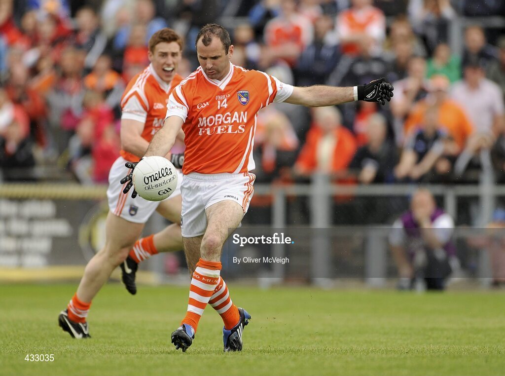 6 June 2010; Steven McDonnell, Armagh. Ulster GAA Football Senior Championship Quarter-Final, Monaghan v Armagh, Casement Park, Belfast, Co. Antrim. Picture credit: Oliver McVeigh / SPORTSFILE
