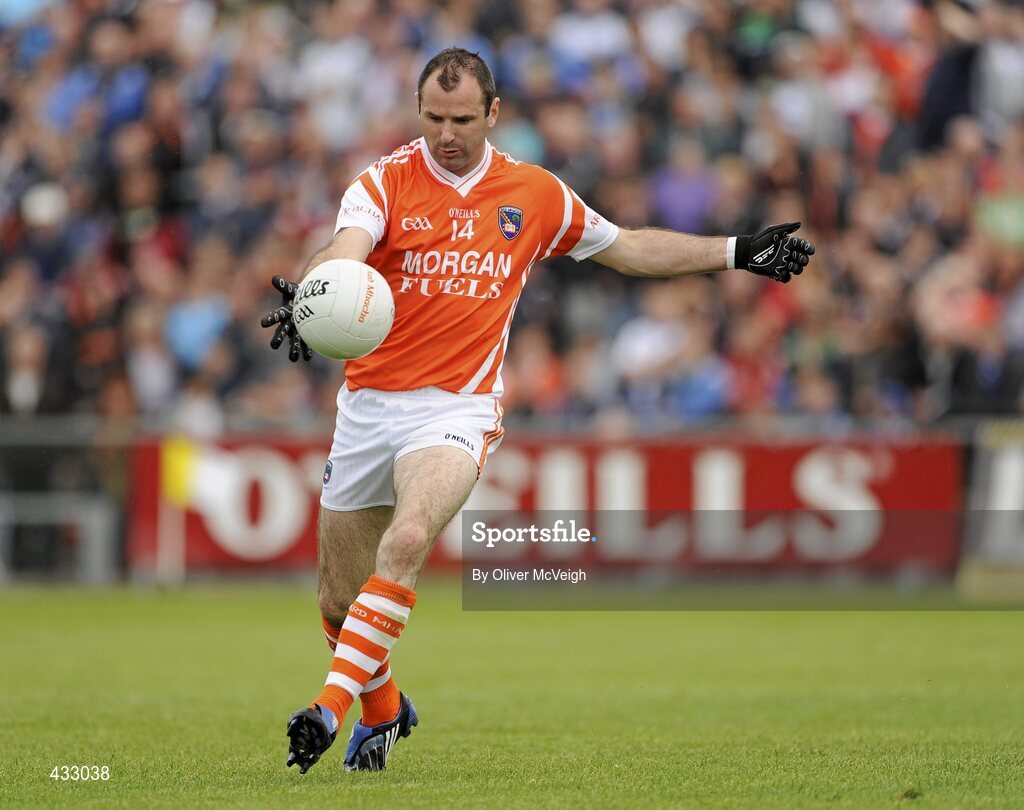 6 June 2010; Steven McDonnell, Armagh. Ulster GAA Football Senior Championship Quarter-Final, Monaghan v Armagh, Casement Park, Belfast, Co. Antrim. Picture credit: Oliver McVeigh / SPORTSFILE