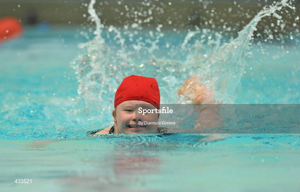 10 June 2010; Amy Foran, from Ardfinnan, Co. Tipperary,  in action during the 25m Freestyle, Division 1, during the 2010 Special Olympics Ireland Games. University of Limerick, Limerick. Picture credit: Diarmuid Greene / SPORTSFILE