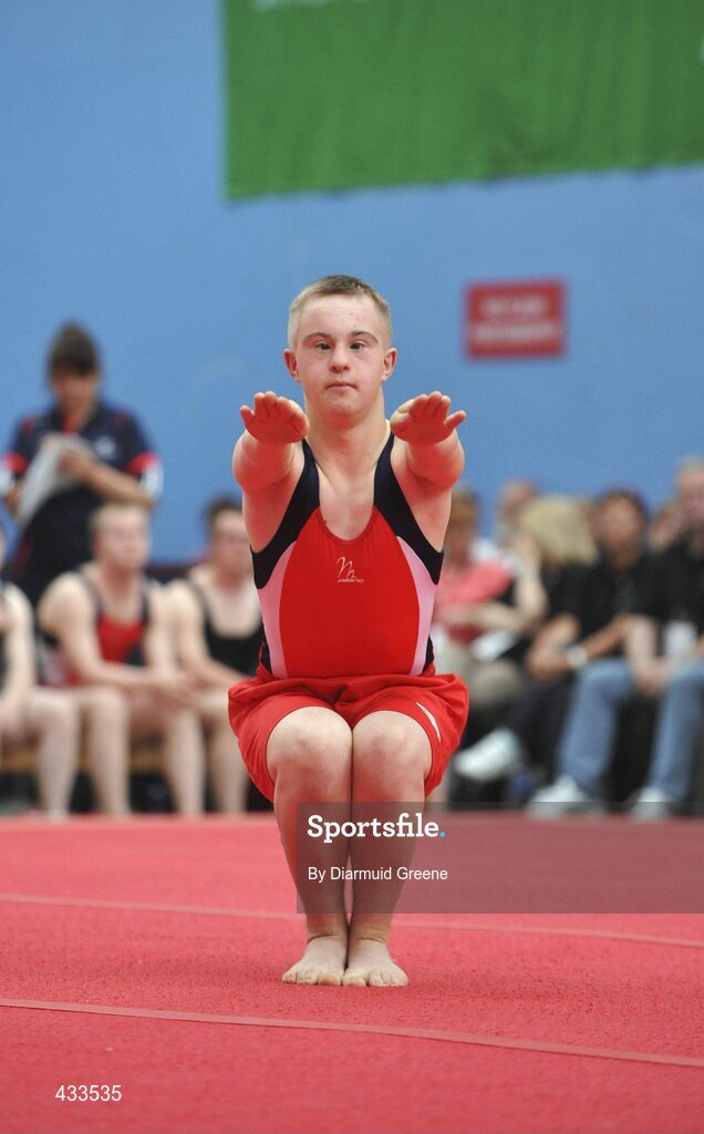 10 June 2010; Alan Quinlan, from Cappamore, Co. Limerick, in action during the 2010 Special Olympics Ireland Games. University of Limerick, Limerick. Picture credit: Diarmuid Greene / SPORTSFILE