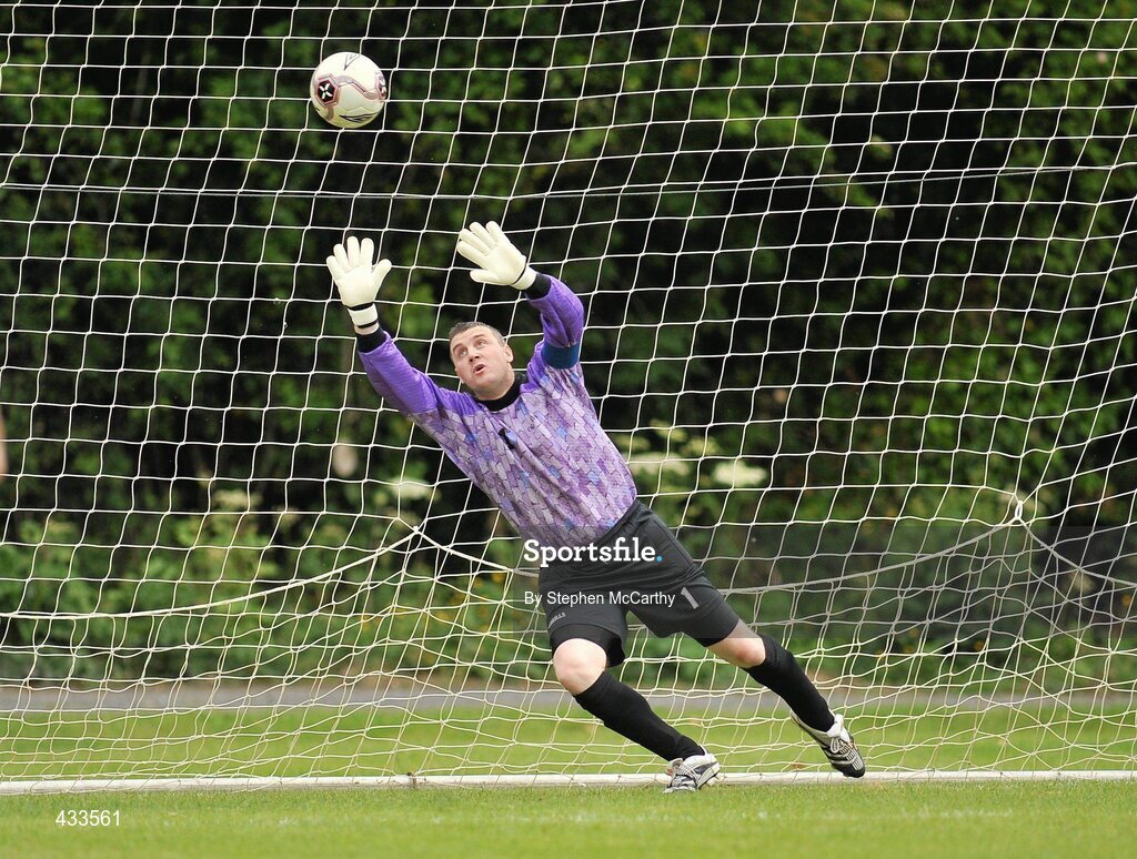 10 June 2010; Noel Daly, from Chiverstown, Dublin, fails to stop a penalty during a divisioning game between Leinster regions at the 2010 Special Olympics Ireland Games. University of Limerick, Limerick. Picture credit: Stephen McCarthy / SPORTSFILE