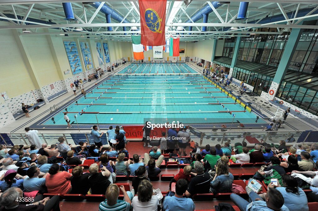 10 June 2010; A general view of the aquatics action during the 2010 Special Olympics Ireland Games. University of Limerick, Limerick. Picture credit: Diarmuid Greene / SPORTSFILE