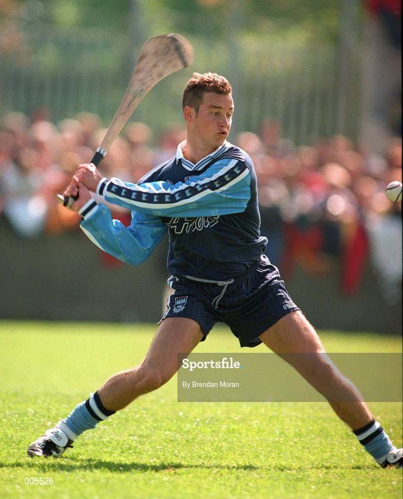 31 May 1998; Brendan McLoughlin of Dublin during the Leinster GAA Hurling Senior Championship Quarter-Final match between Dublin and Kilkenny at Parnell Park in Dublin. Photo by Brendan Moran/Sportsfile