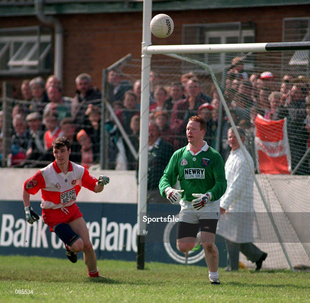 28 May 1995. Brendan Tierney, Armagh. Ulster Football Championship, Armagh v Derry, Gaelic Grounds, Armagh. Picture Credit: Brendan Moran/SPORTSFILE.
