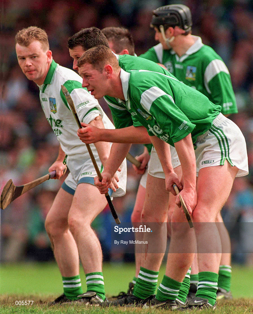 31 May 1998; Ciaran Carey of Limerick during the Munster Senior Hurling Championship Quarter-Final match between Limerick and Cork at the Gaelic Grounds in Limerick. Photo by Ray McManus/Sportsfile