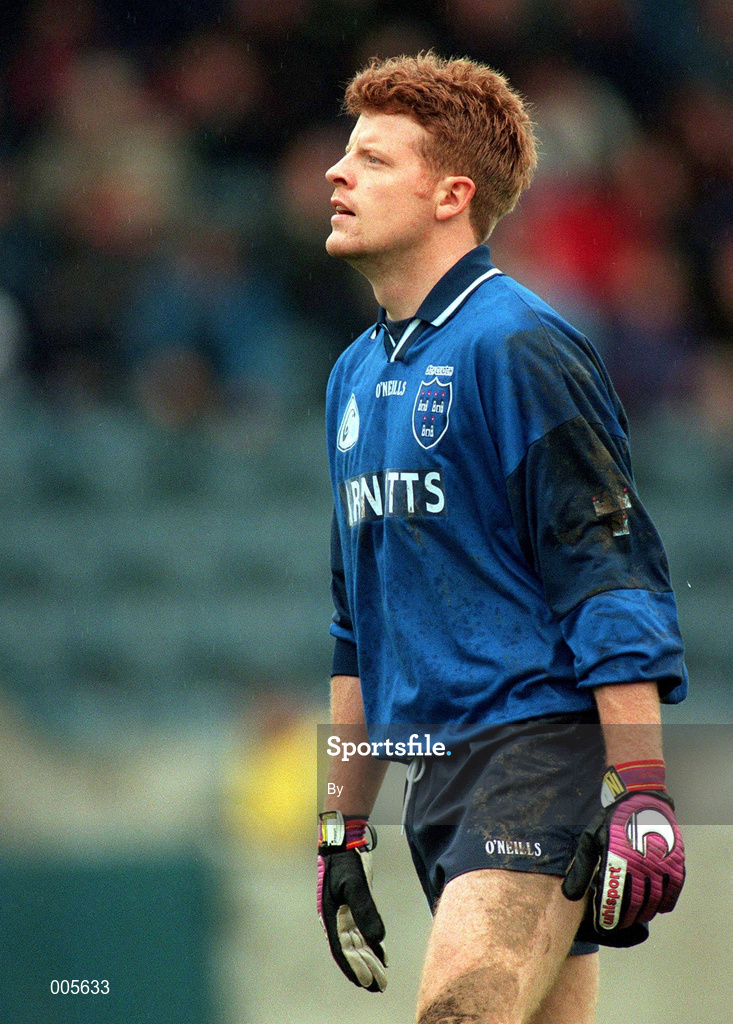 27 Oct 1996. David Byrne, Dublin Football. Dublin v Armagh, National Football League, Parnell Park, Dublin. Picture Credit: Ray McManus/SPORTSFILE.