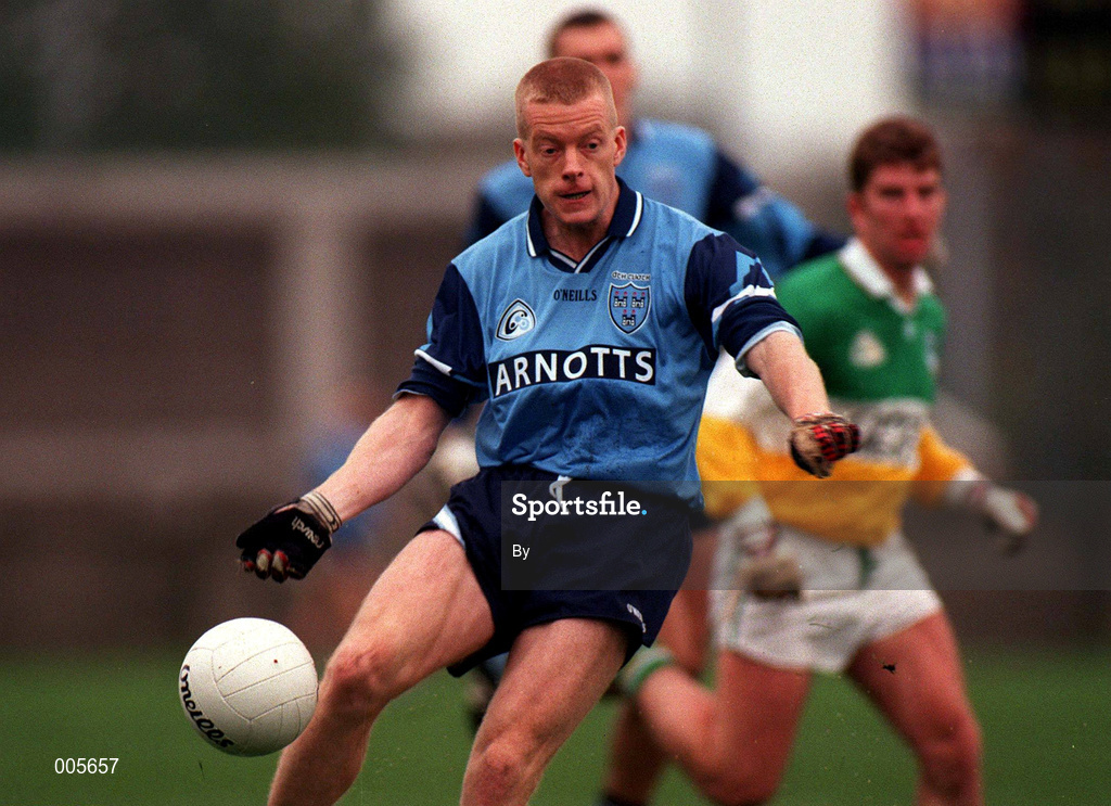 2 Nov 1997. Declan Darcy, Dublin Football. National Football League, Parnell Park. Picture Credit: Brendan Moran/SPORTSFILE.